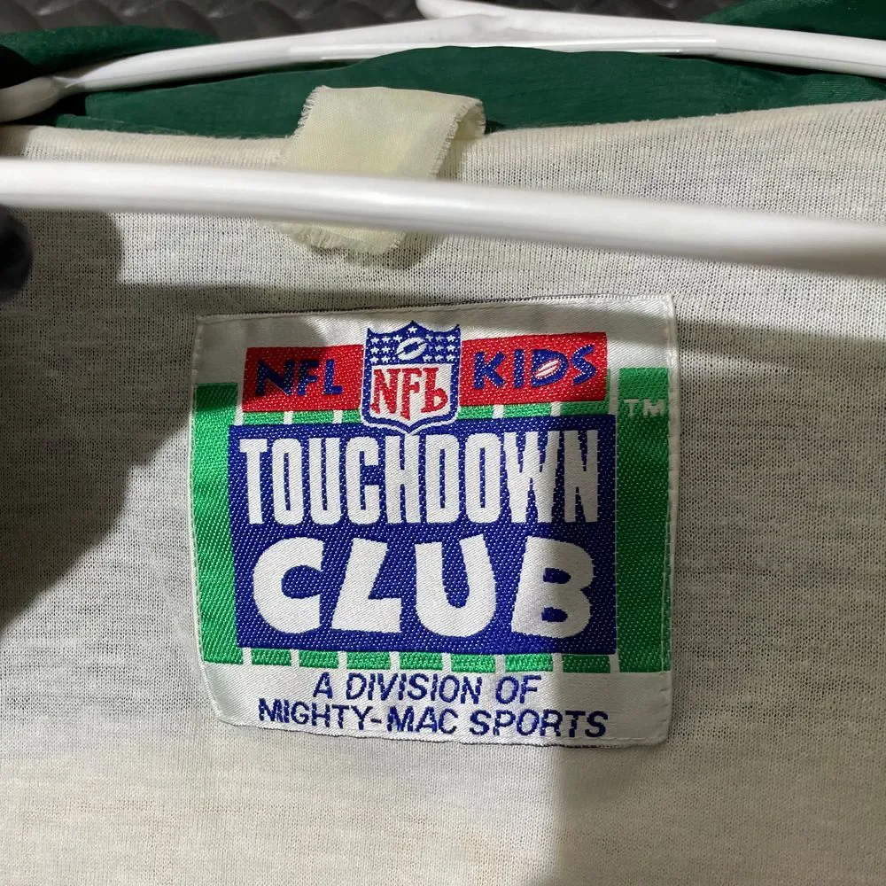 Vintage Youth NFL Green Bay Packers Touchdown Club‎ Jacket Windbreaker Youth XL